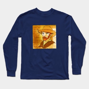 Vincent Van Gogh, Dutch post-impressionist painter Long Sleeve T-Shirt